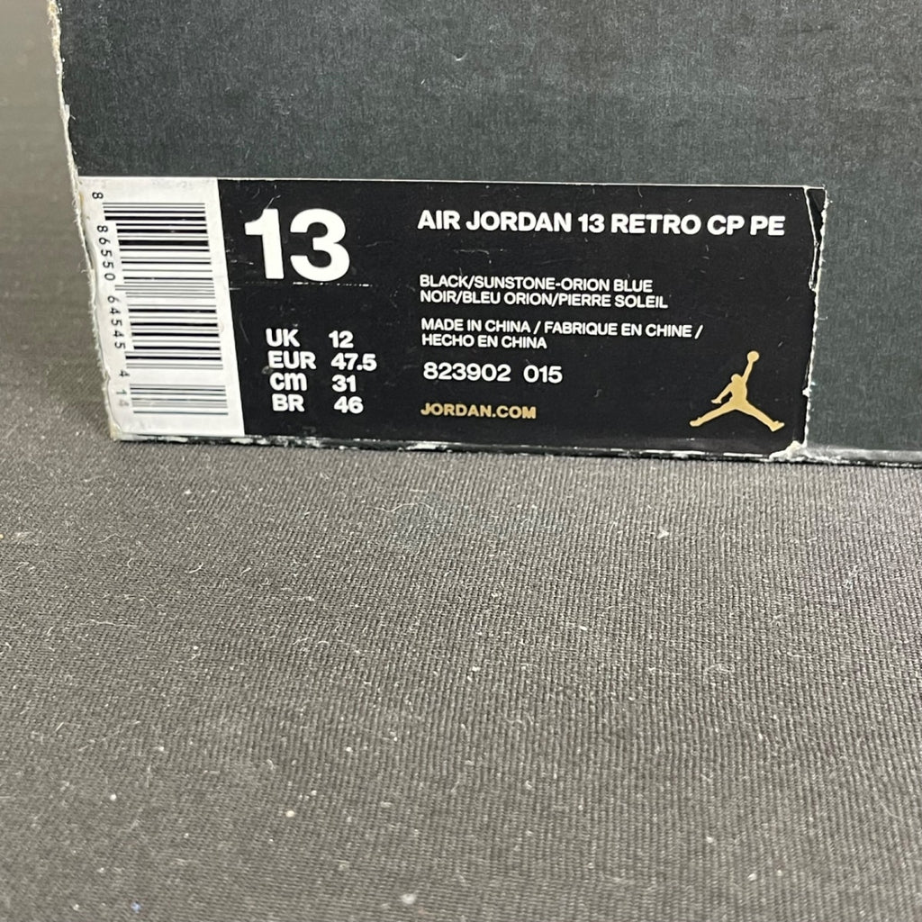 Jordan 13 Retro Chris Paul Away 13 (Moderately Worn Pre-Owned)JordanBlack/Sunstone-Orion Blue - Image 7