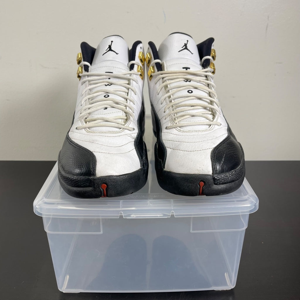 Jordan 12 Retro Taxi (2013) 12 (Moderately Worn Pre-Owned)JordanWhite/Black-Taxi - Image 2