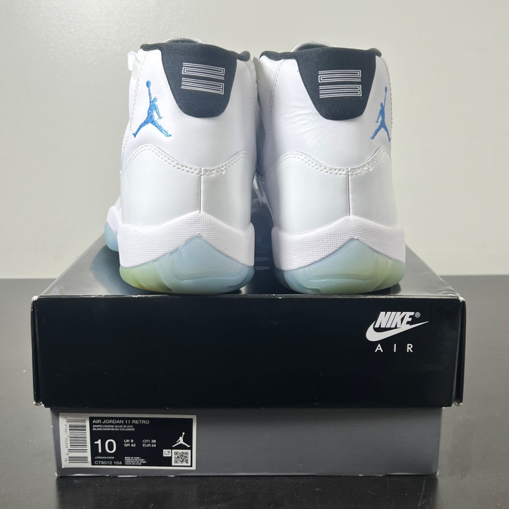 Jordan 11 Retro Legend Blue (2024) 10 (Lightly Worn Pre-Owned)JordanWhite/Legend Blue/Black - Image 5