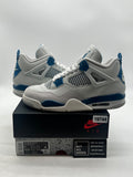 Jordan 4 Retro Military Blue (2024) 9 (Lightly Worn Pre-Owned) - Image 1