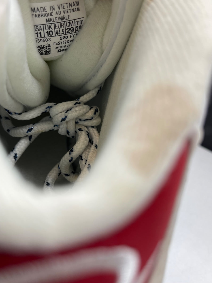 Reebok Question Mid Red Toe 25th Anniversary 11 (Moderately Worn Pre-Owned)ReebokWhite/White-Red - Image 8