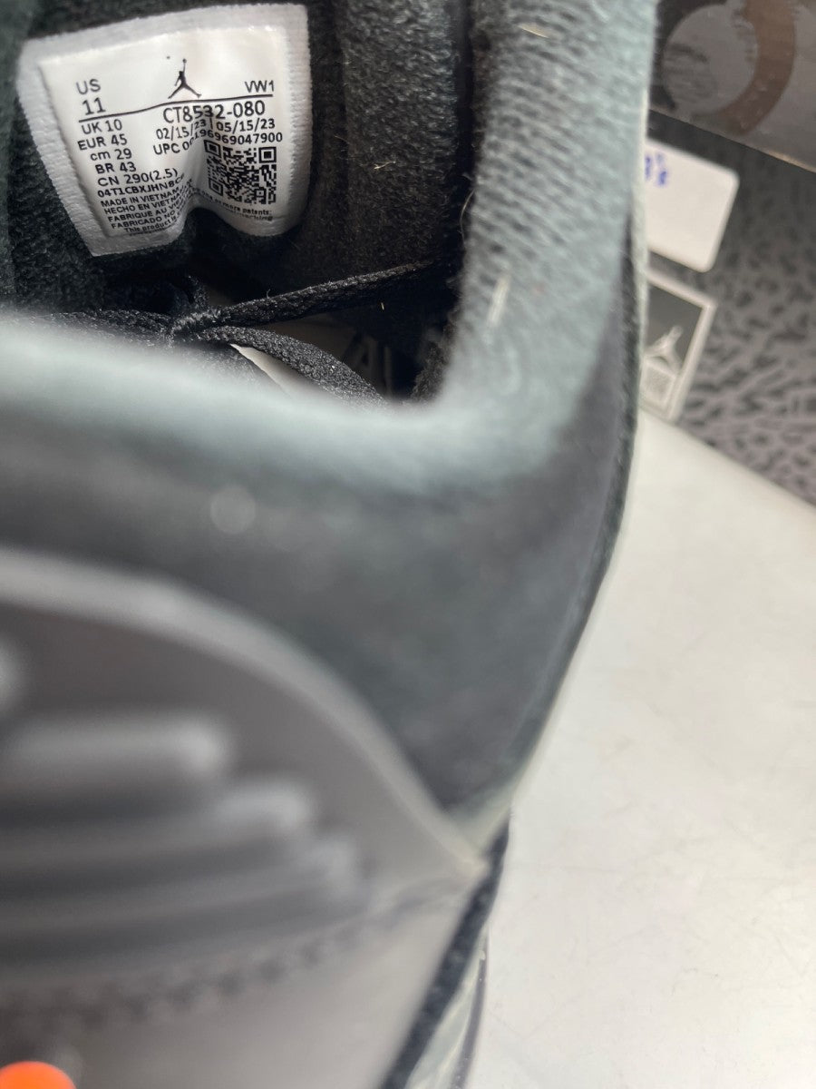 Jordan 3 Retro Fear Pack (2023) 11 (Moderately Worn Pre-Owned) - Image 8