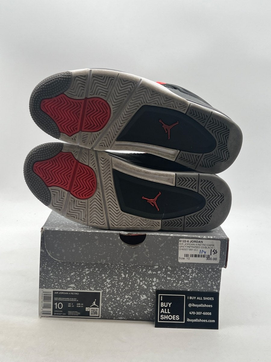 Jordan 4 Retro Infrared 10 (Lightly Worn Pre-Owned) - Image 7