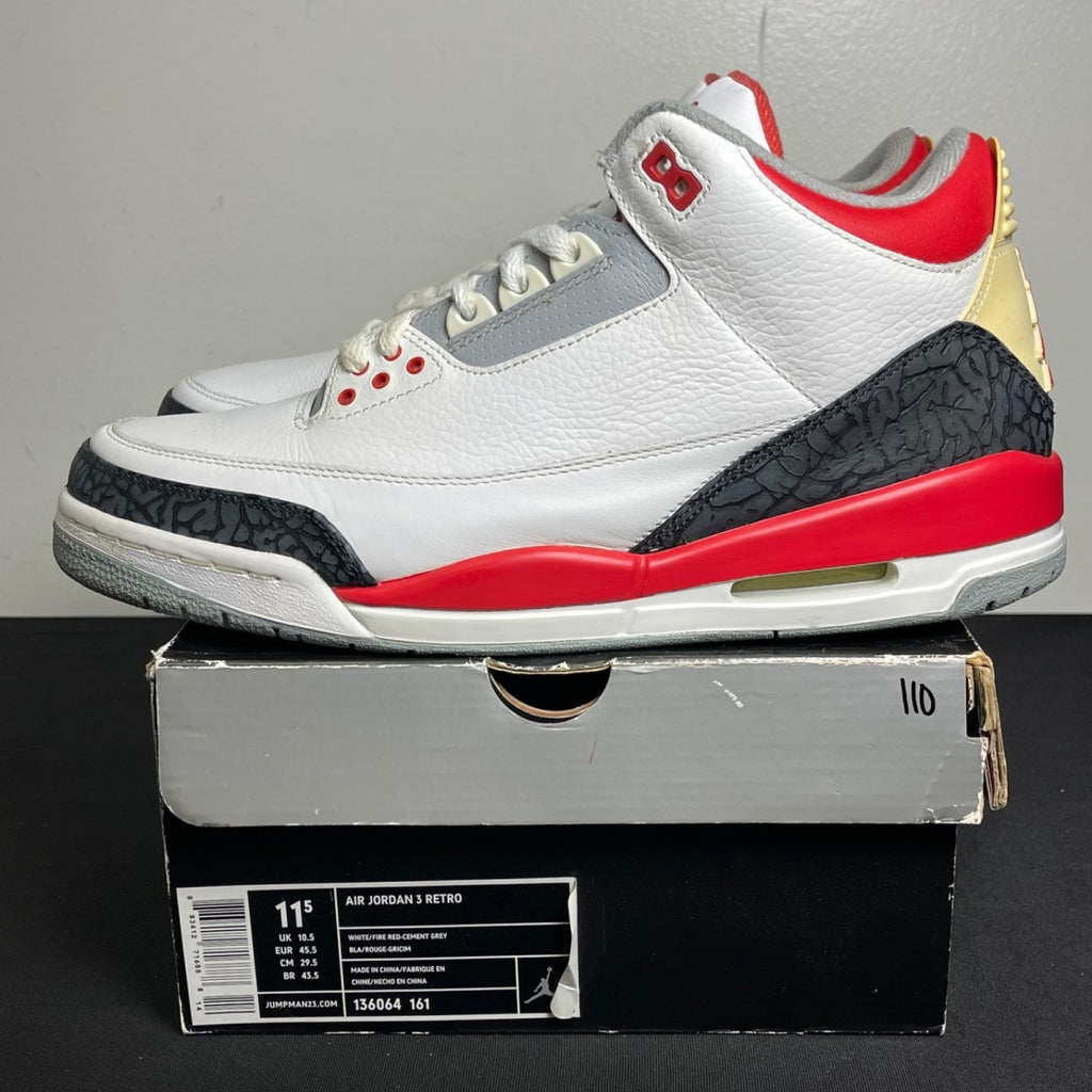 Jordan 3 Retro Fire Red (2007) (Size 11.5) - Image 3