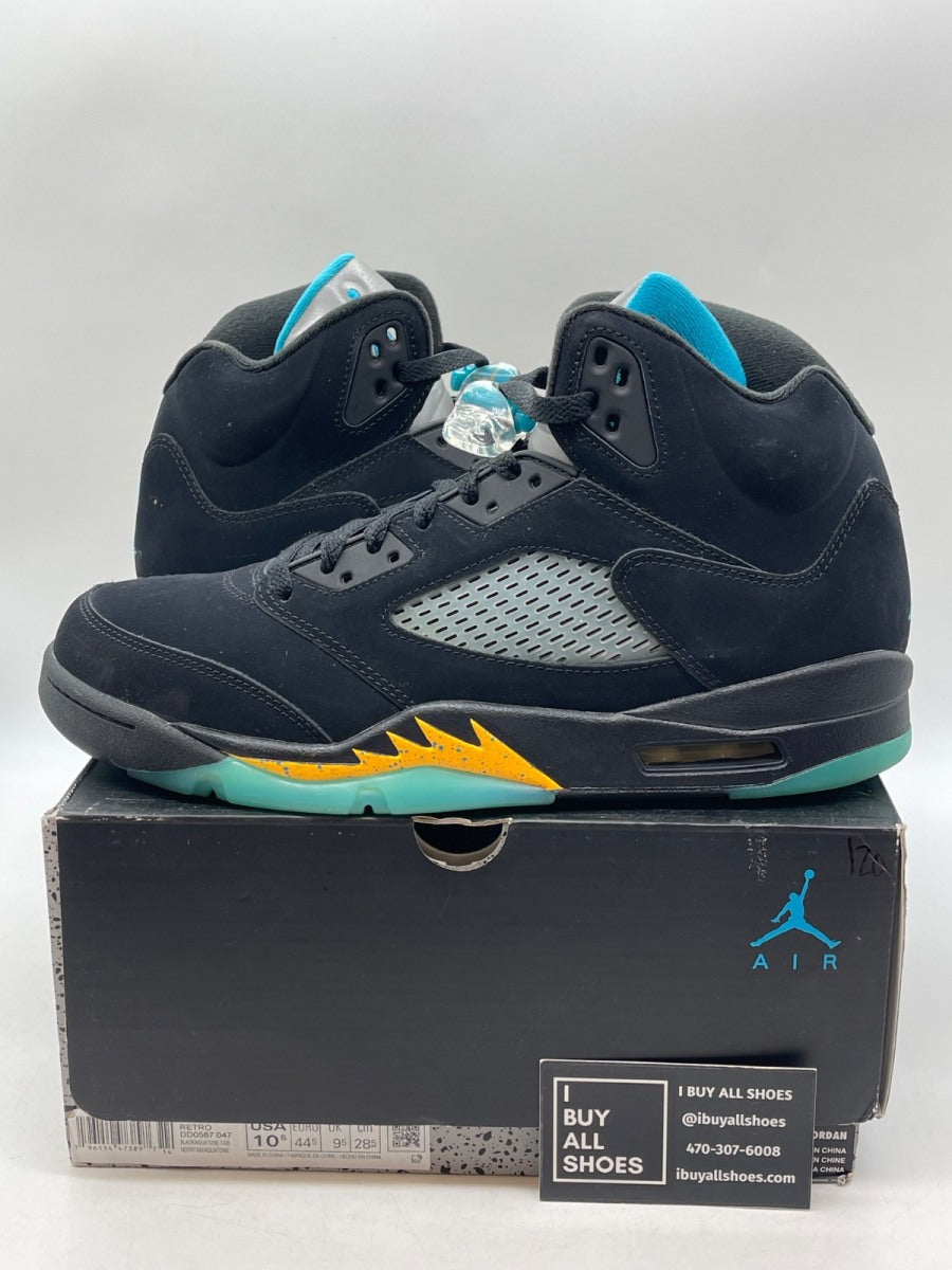 Jordan 5 Retro Aqua 10.5 (Moderately Worn Pre-Owned)