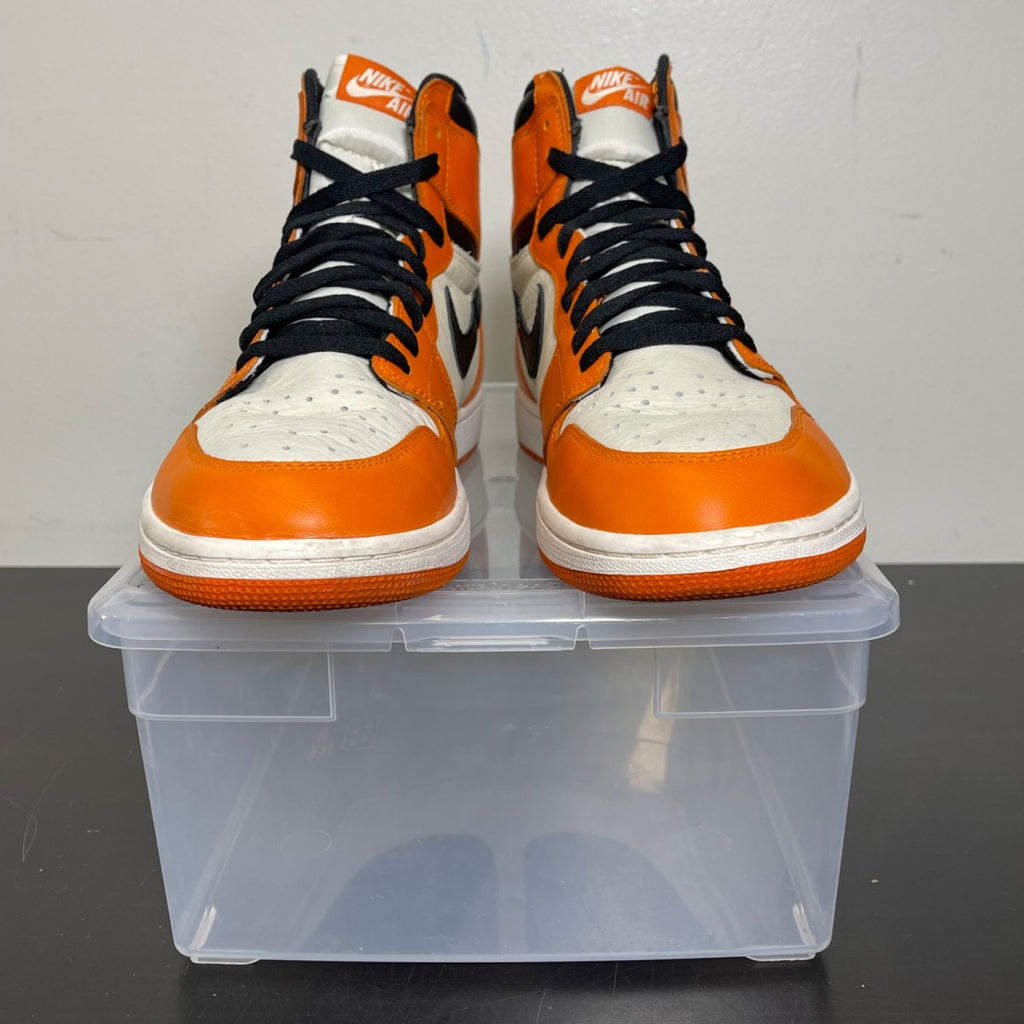 Jordan 1 Retro Reverse Shattered Backboard 12 (Moderately Worn Pre-Owned)JordanSail/Starfish-Black - Image 2