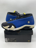 Jordan 14 Retro Low Laney (2015) 13 (Moderately Worn Pre-Owned) - Image 1