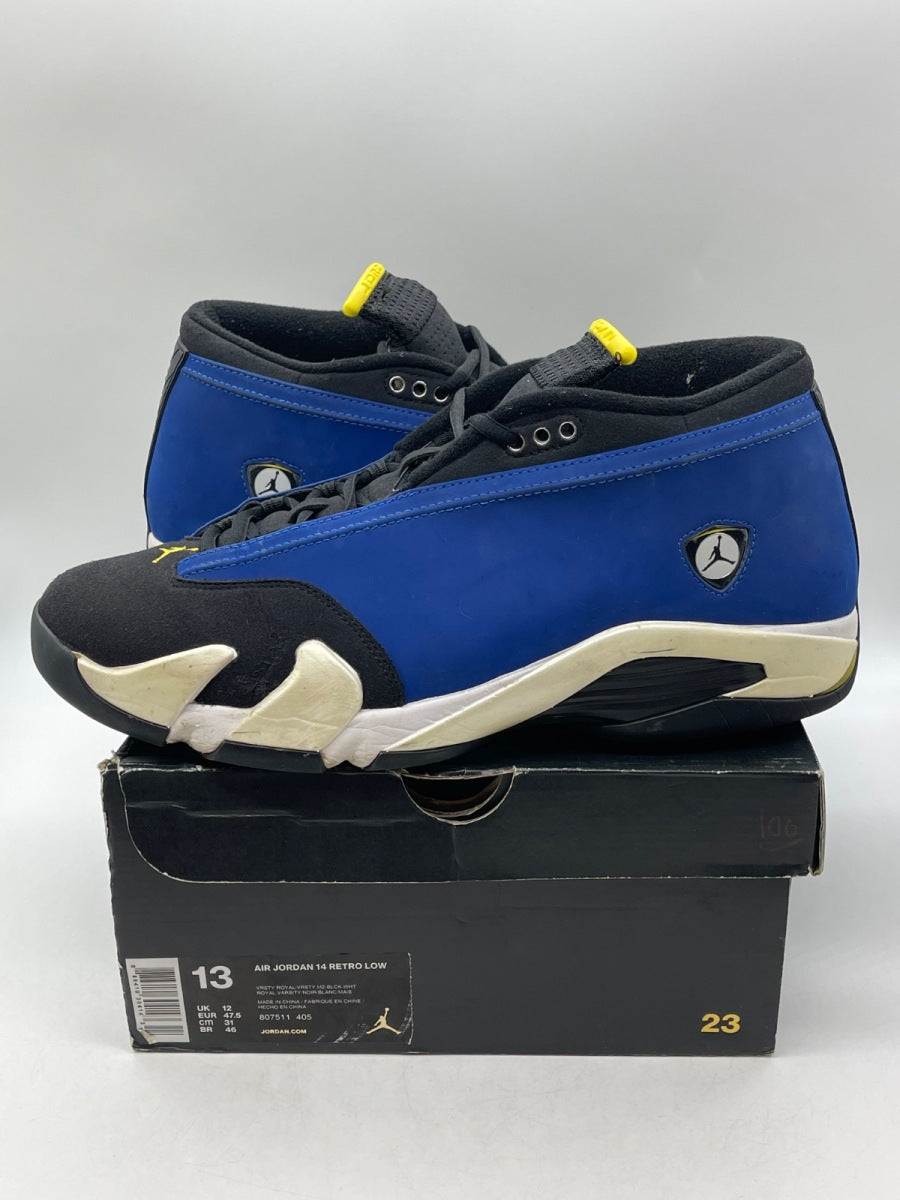 Jordan 14 Retro Low Laney (2015) 13 (Moderately Worn Pre-Owned) - Image 1
