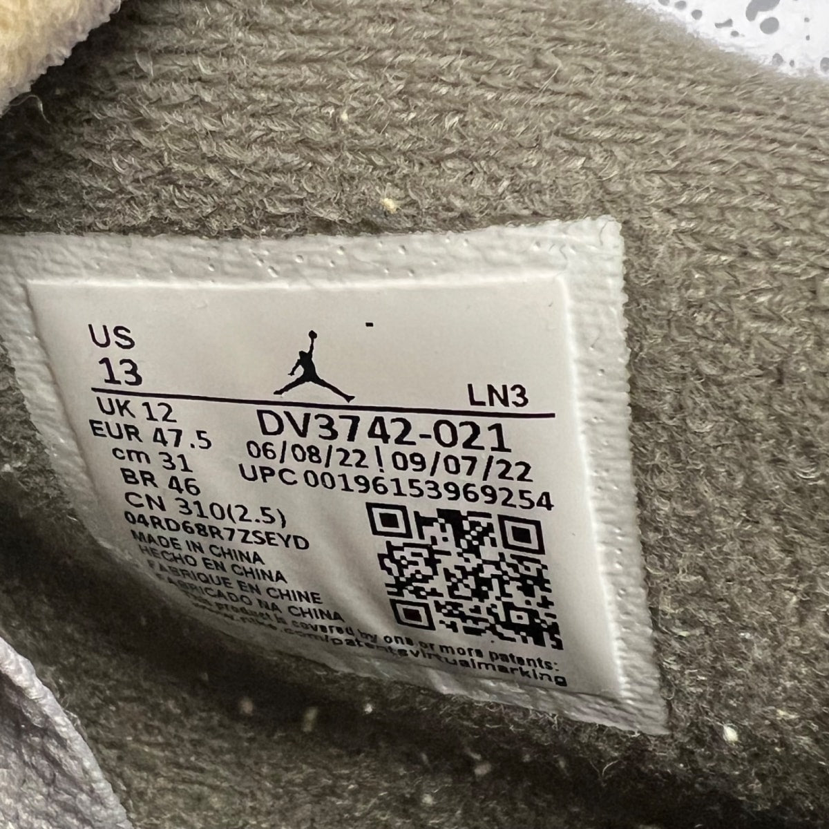Jordan 4 Retro SE Craft Photon Dust 13 (Lightly Worn Pre-Owned)JordanPhoton Dust/Pale Vanilla/Off White/Grey Fog/Flat Pewter/Sail - Image 7
