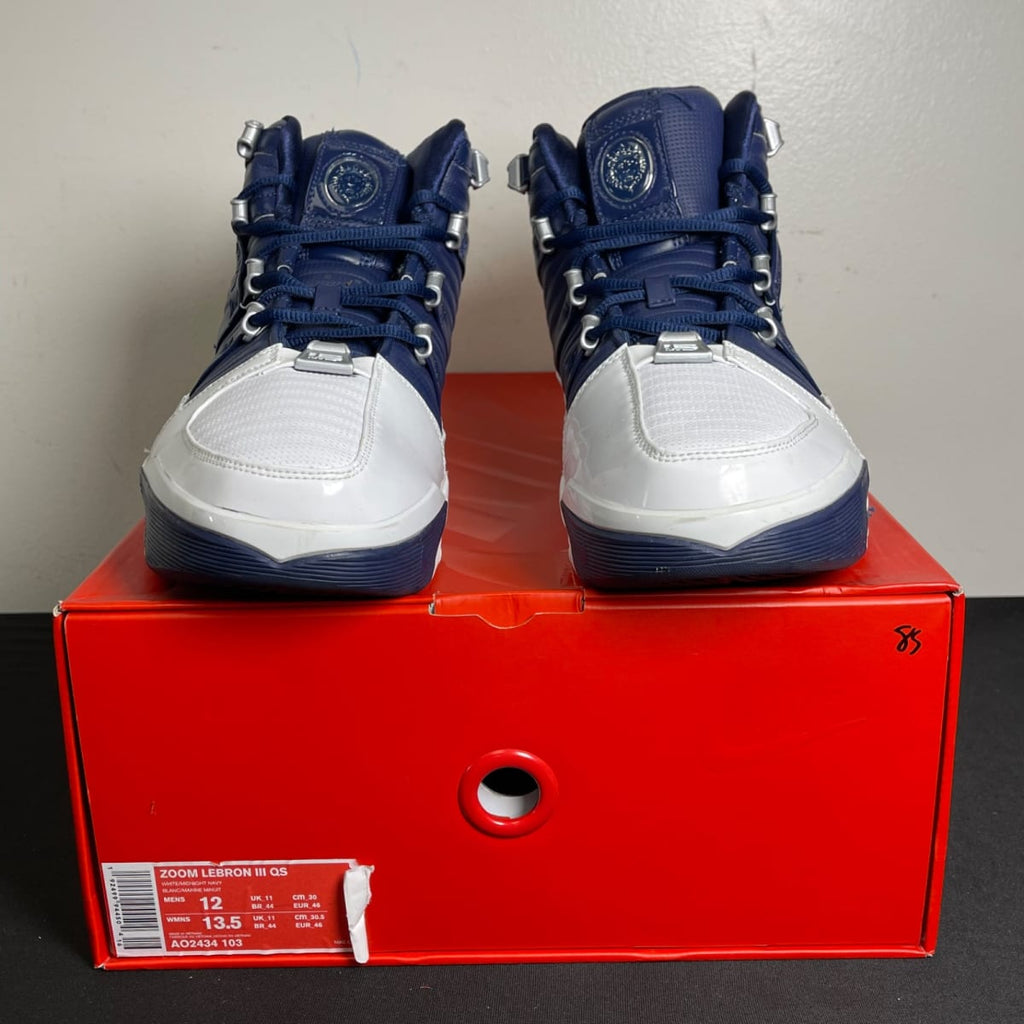 Nike LeBron 3 Midnight Navy (2019) (Size 12) - aux
