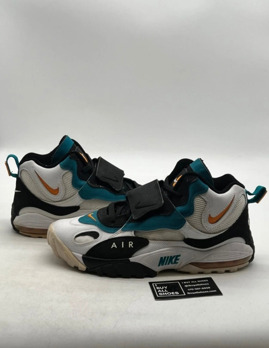 Nike Air Max Speed Turf Dan Marino 11 (Moderately Worn Pre-Owned)NikeWhite/Indstrl Orange-Black - Image 1