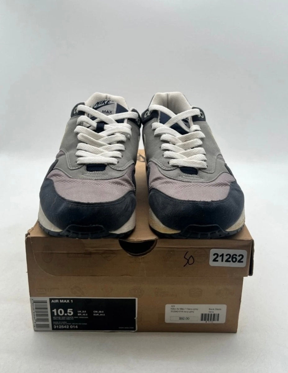 Nike Air Max 1 'Dark Grey Obsidian' 10.5 (Heavily Worn Pre-Owned)Nike - Image 2