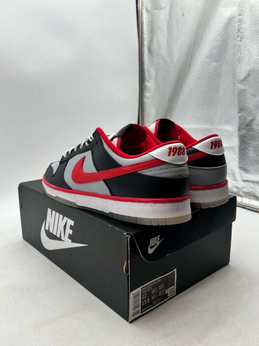 Nike Dunk Low Clark Atlanta University 12 (Lightly Worn Pre-Owned)NikeBlack/Classic Charcoal/White-Team Scarlet - Image 6