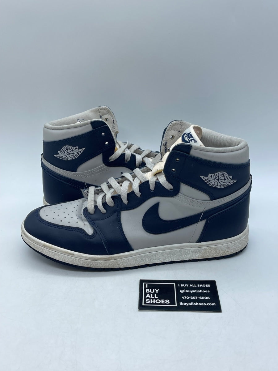 Jordan 1 Retro High '85 Georgetown 10.5 (Heavily Worn Pre-Owned) - Image 1