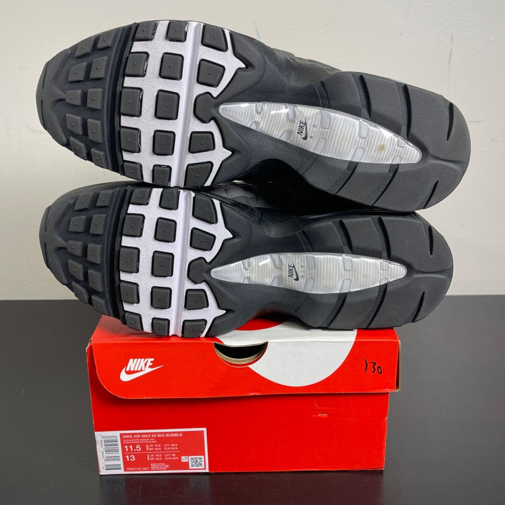 Nike Air Max 95 OG Big Bubble Granite 11.5 (Moderately Worn Pre-Owned)NikeBlack/White/Medium Ash/Dark Pewter/Dust/Granite - Image 5