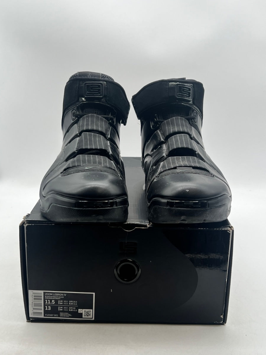 Nike LeBron 4 Black Anthracite (2023) 11.5 (Moderately Worn Pre-Owned)NikeBlack/Anthracite/Black - Image 2