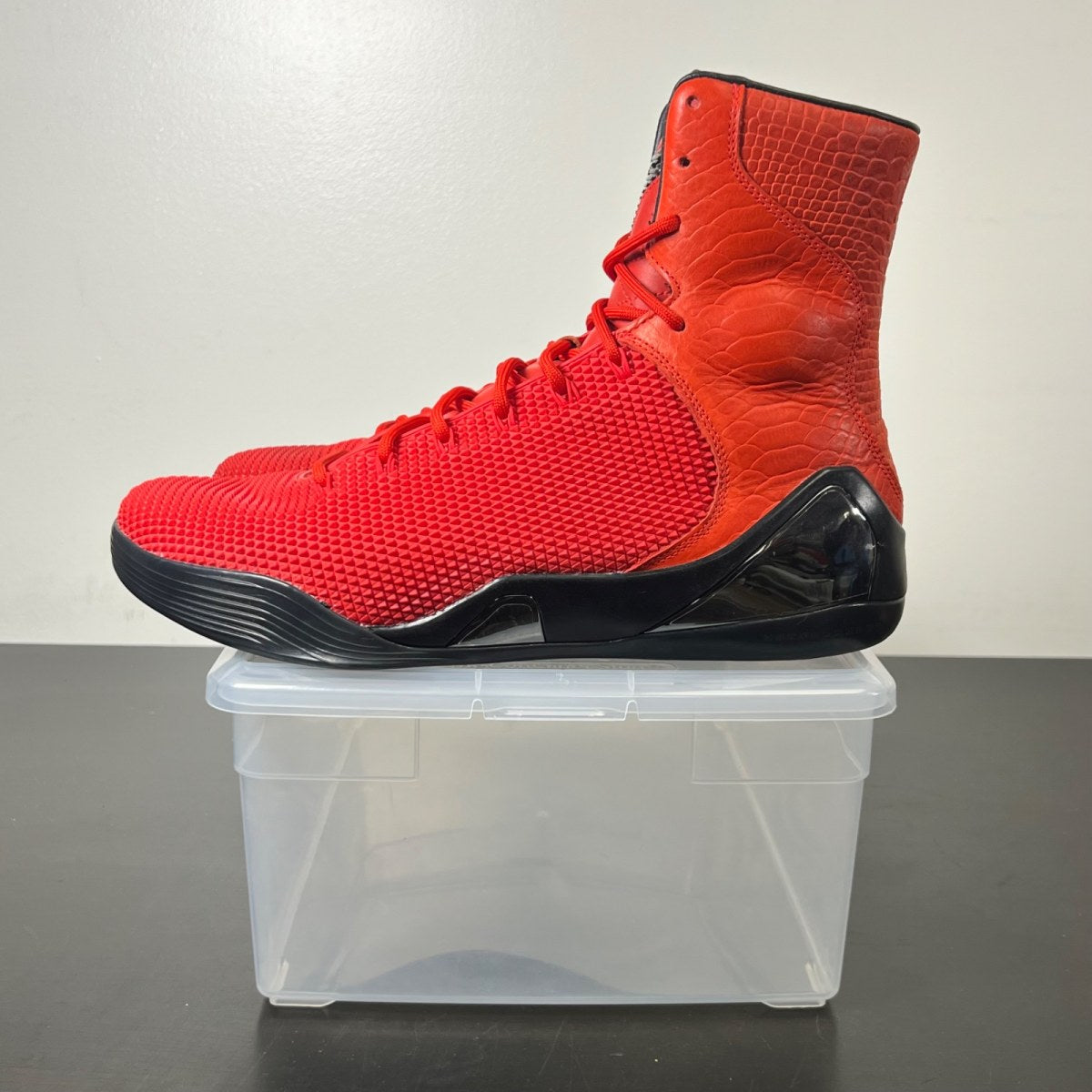 Nike Kobe 9 KRM EXT High Red Mamba 12 (Lightly Worn Pre-Owned)NikeChallenge Red/Challenge Red - Image 3