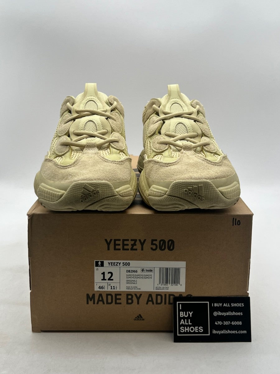 adidas Yeezy 500 Super Moon Yellow 12 (Lightly Worn Pre-Owned) - Image 2
