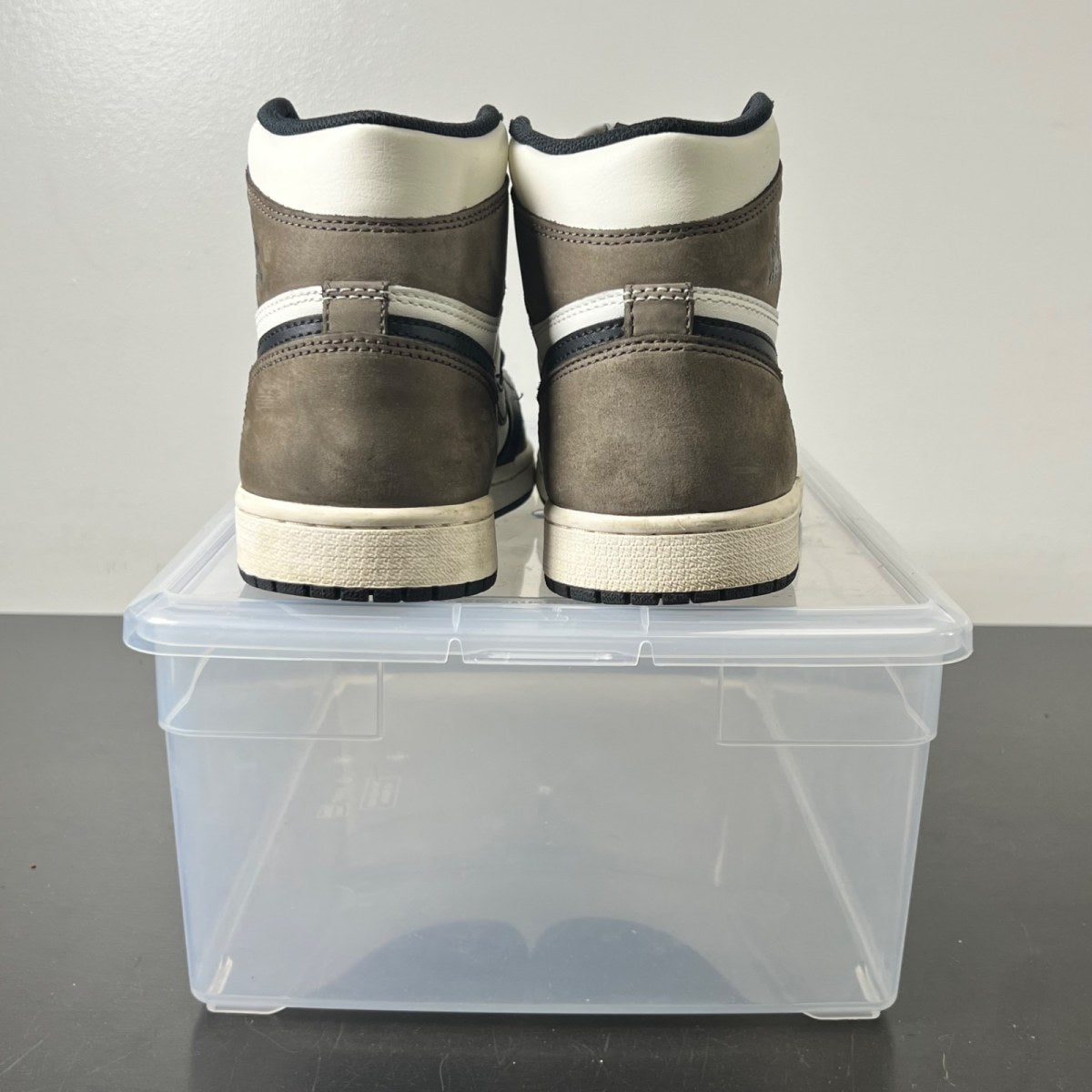 Jordan 1 Retro High Dark Mocha 8 (Lightly Worn Pre-Owned)JordanSail/Dark Mocha-Black-Black - Image 6