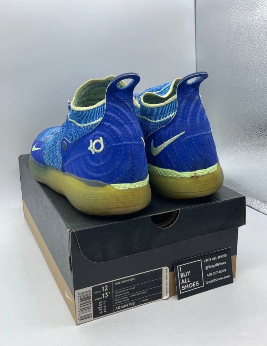 Nike KD 11 Paranoid 12 (Lightly Worn Pre-Owned)NikeBlue/Yellow - Image 6