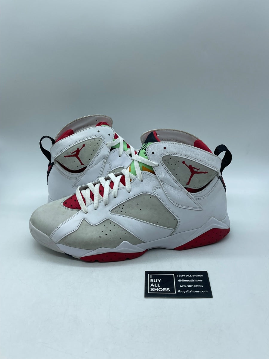 Jordan 7 Retro Hare (2015) 13 (Moderately Worn Pre-Owned) - Image 1