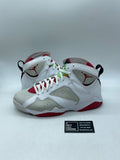 Jordan 7 Retro Hare (2015) 13 (Moderately Worn Pre-Owned) - Image 1