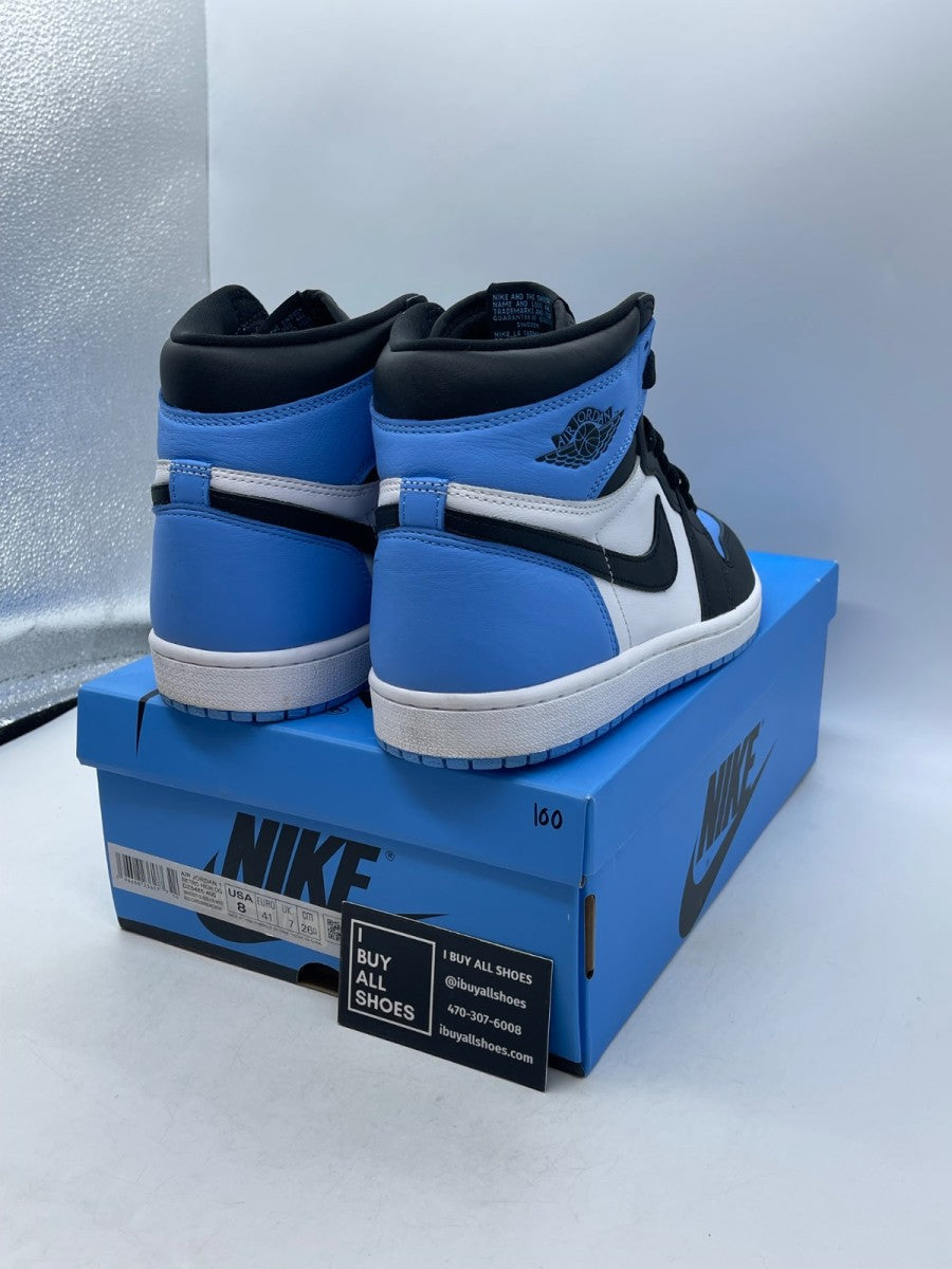 Jordan 1 Retro High OG UNC Toe 8 (Moderately Worn Pre-Owned) - Image 5