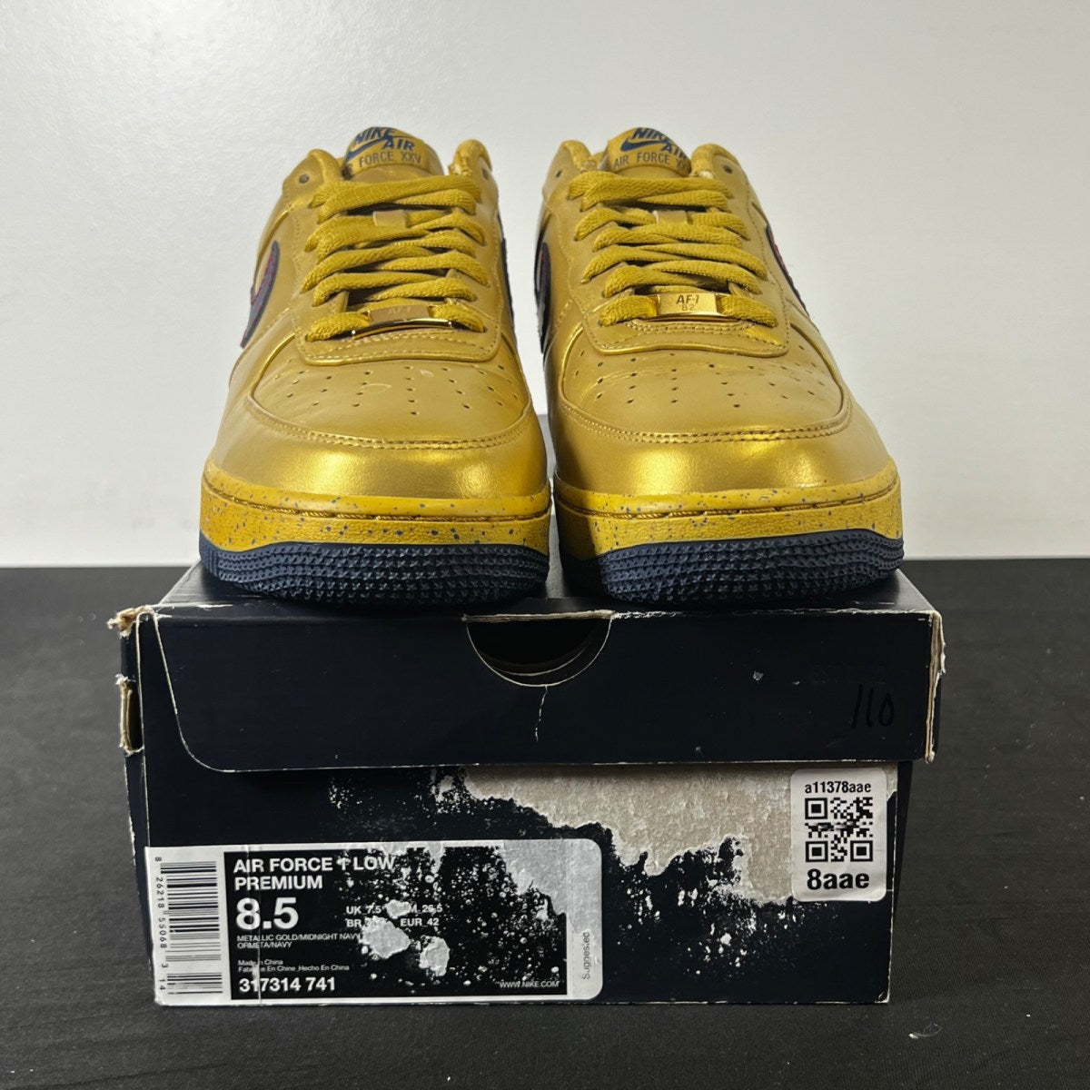 Nike Air Force 1 Low Premium 'Barkley Pack' 8.5 (Moderately Worn Pre-Owned)Nike - Image 2
