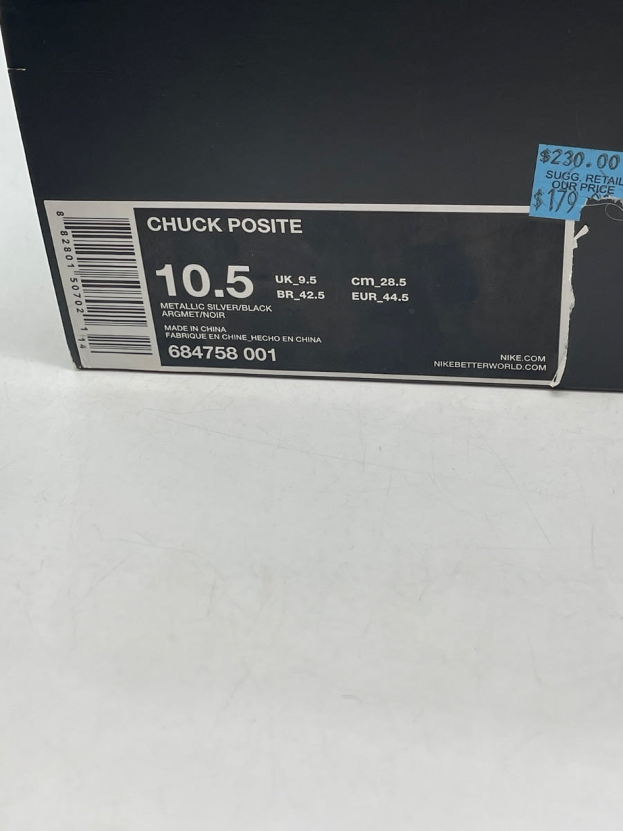Nike Chuck Posite Metallic Silver (Size 10.5) - Image 9