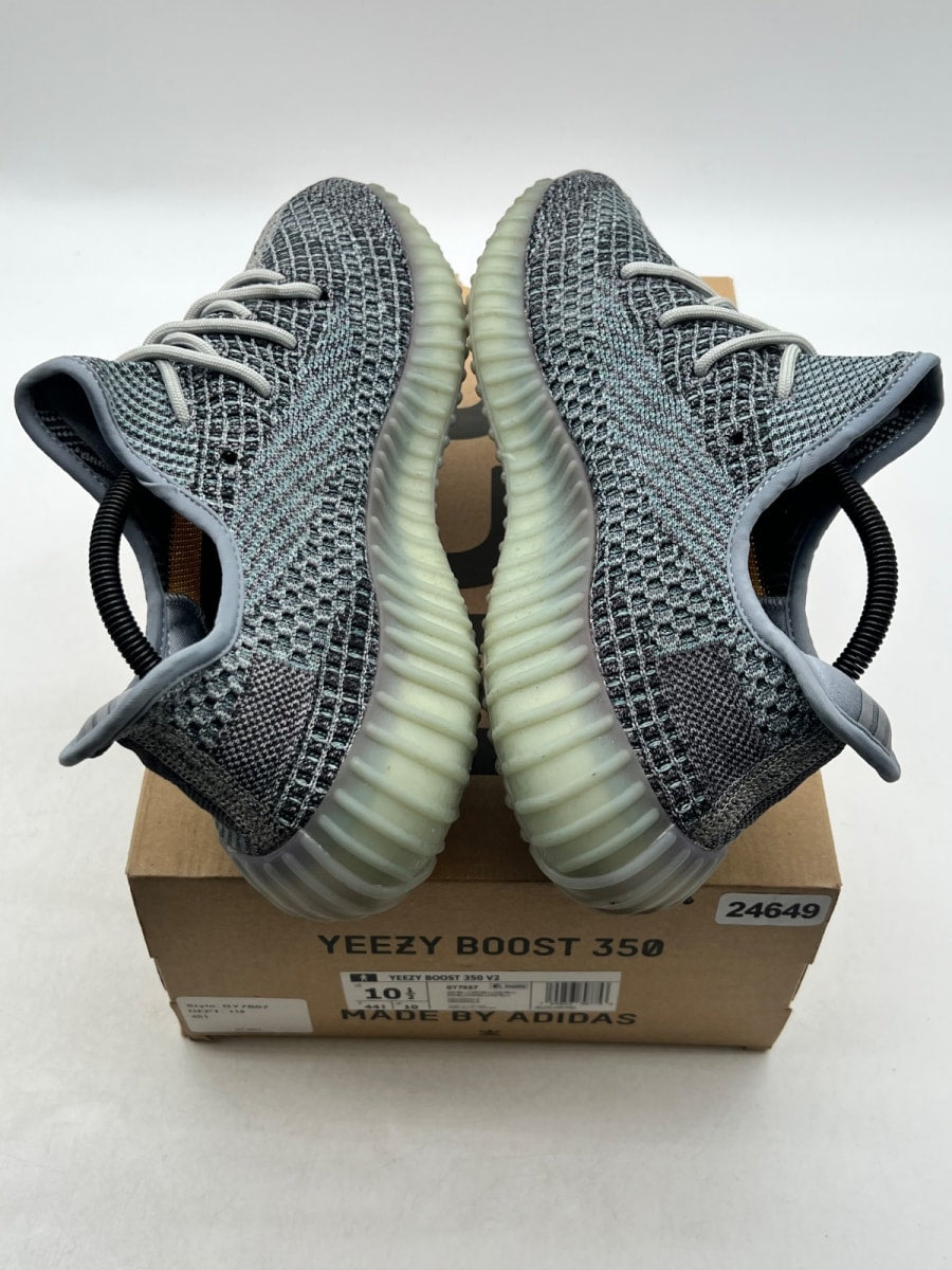 adidas Yeezy Boost 350 V2 Ash Blue 10.5 (Lightly Worn Pre-Owned)adidasAsh Blue/Ash Blue/Ash Blue - Image 9