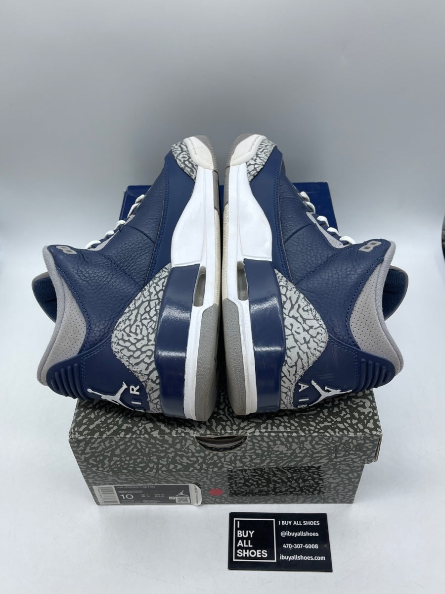 Jordan 3 Retro Georgetown (2021) 10 (Moderately Worn Pre-Owned) - Image 6