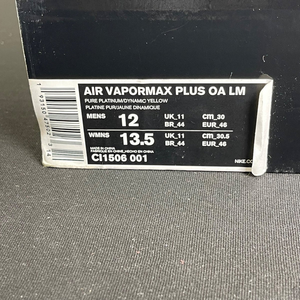 Nike Air VaporMax Plus Paris Works in Progress (Size 12) - aux