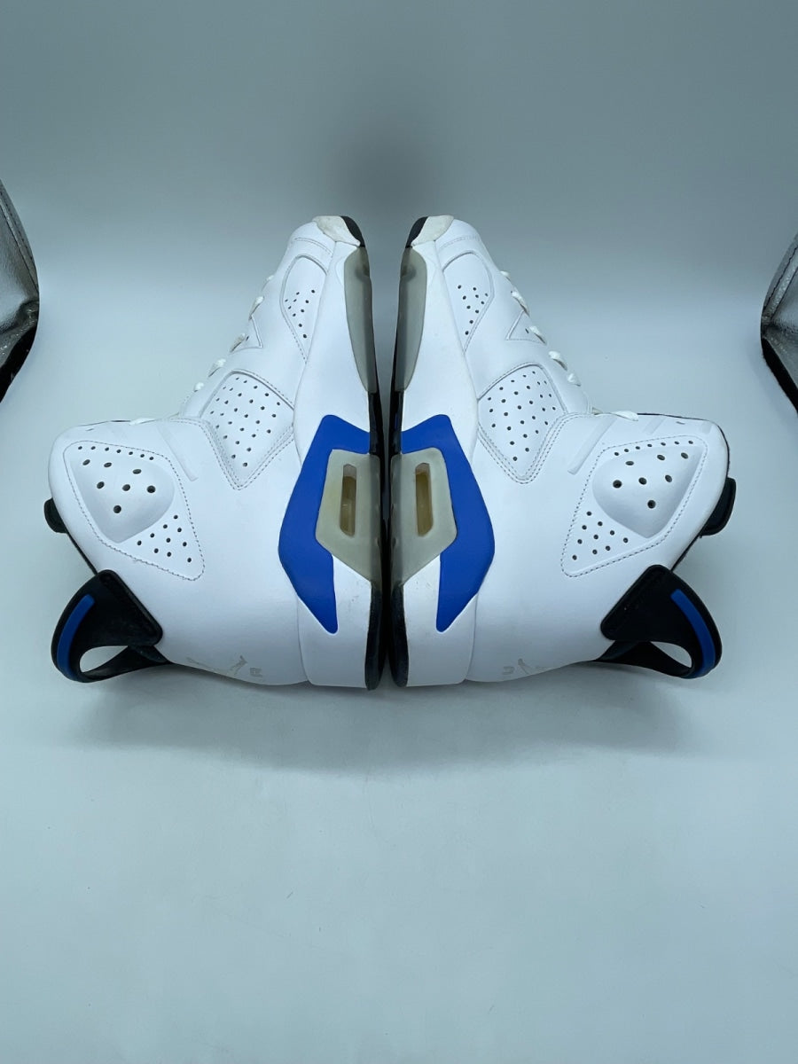 Jordan 6 Retro Sport Blue (2014) 13 (Moderately Worn Pre-Owned)JordanWhite/Sport Blue-Black - Image 6