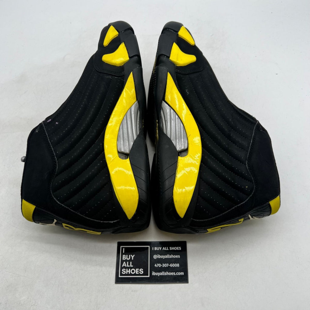 Jordan 14 Retro Thunder 11.5 (Heavily Worn Pre-Owned) - Image 6