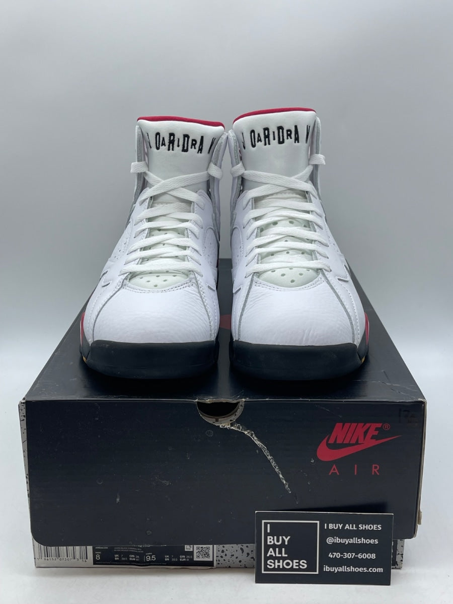Jordan 7 Retro Cardinal (2022) 8 (Moderately Worn Pre-Owned) - Image 2