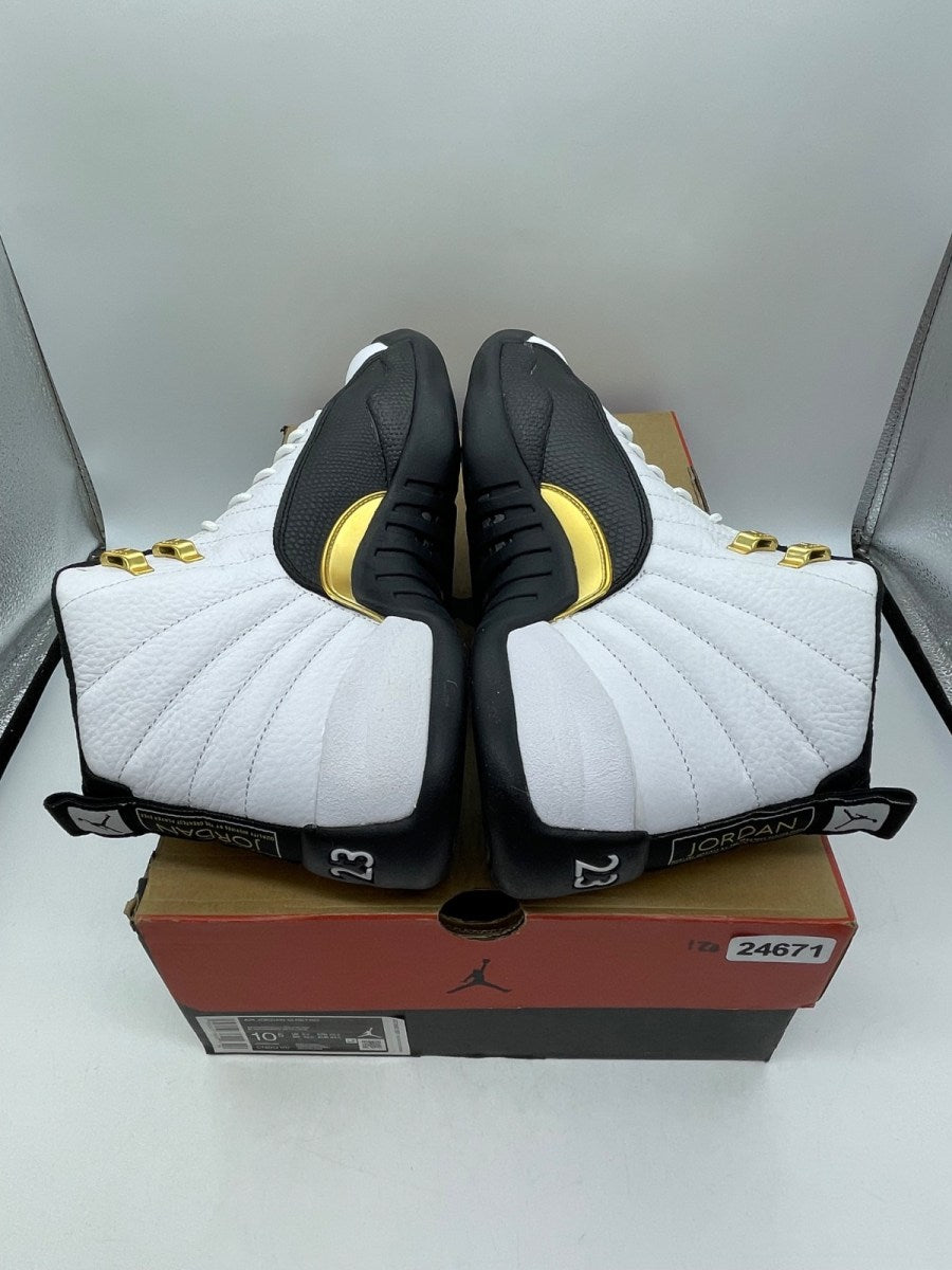 Jordan 12 Retro Royalty Taxi 10.5 (Moderately Worn Pre-Owned)JordanWhite/Black-Metallic Gold - Image 6
