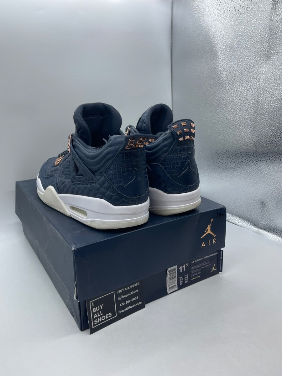 Jordan 4 Retro Obsidian 11.5 (Moderately Worn Pre-Owned) - Image 4