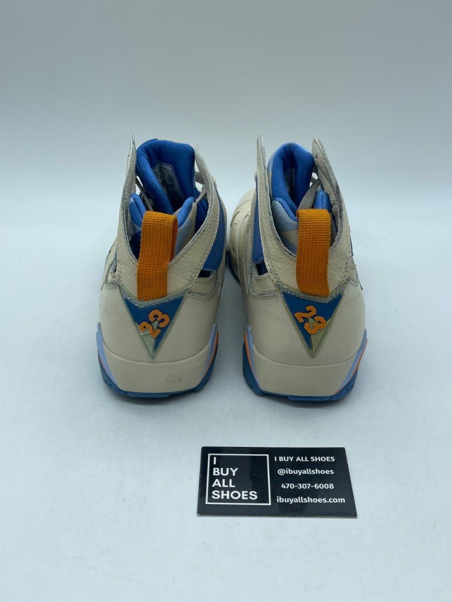 Jordan 7 Retro Pacific Blue 7.5 (Moderately Worn Pre-Owned) - Image 3