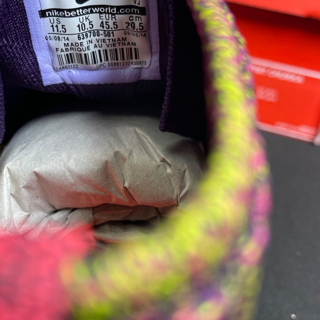 Nike Flyknit Chukka Grand Purple (Size 11.5) - Image 6