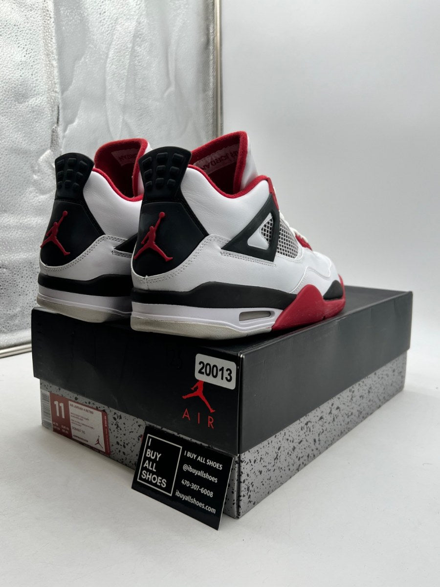 Jordan 4 Retro Fire Red (2012) 11 (Moderately Worn Pre-Owned) - Image 3