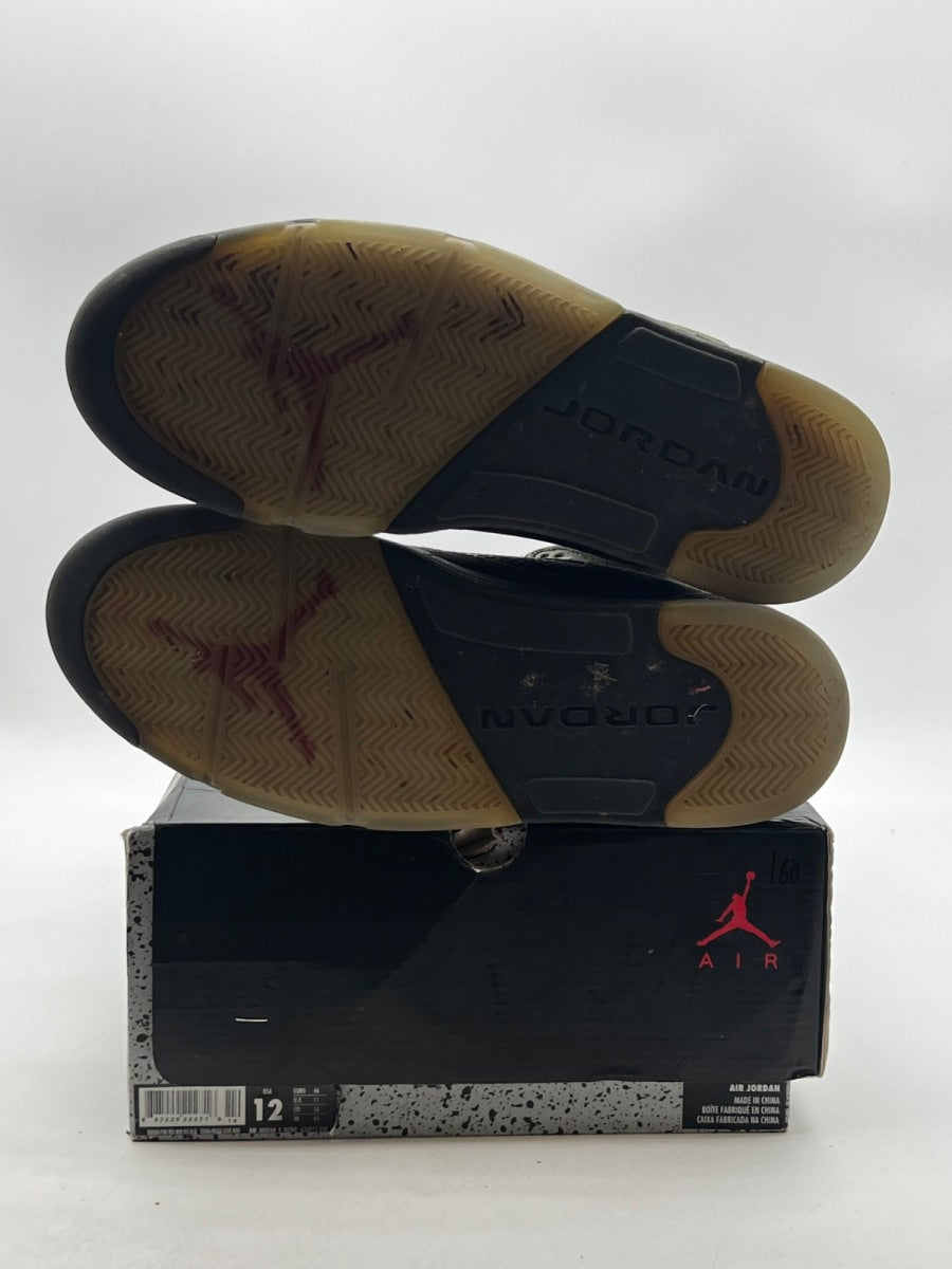 Jordan 5 Retro Fear Pack 12 (Moderately Worn Pre-Owned)JordanSequoia/Fire Red-Medium Olive-Black - Image 8