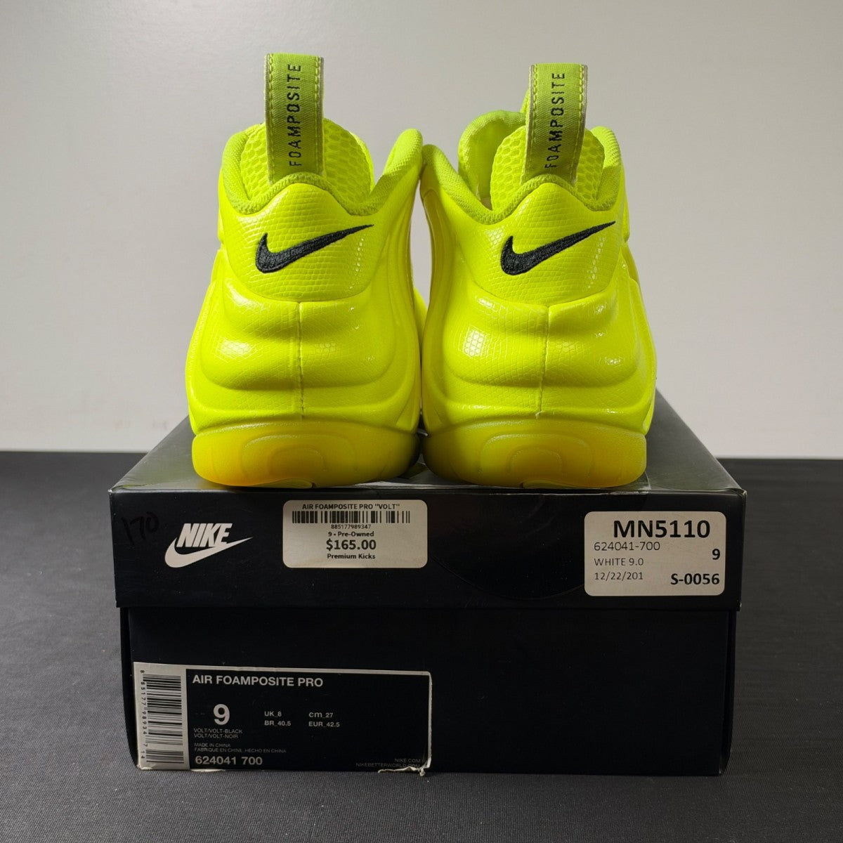 Nike Air Foamposite Pro Volt (Size 9) - Image 5