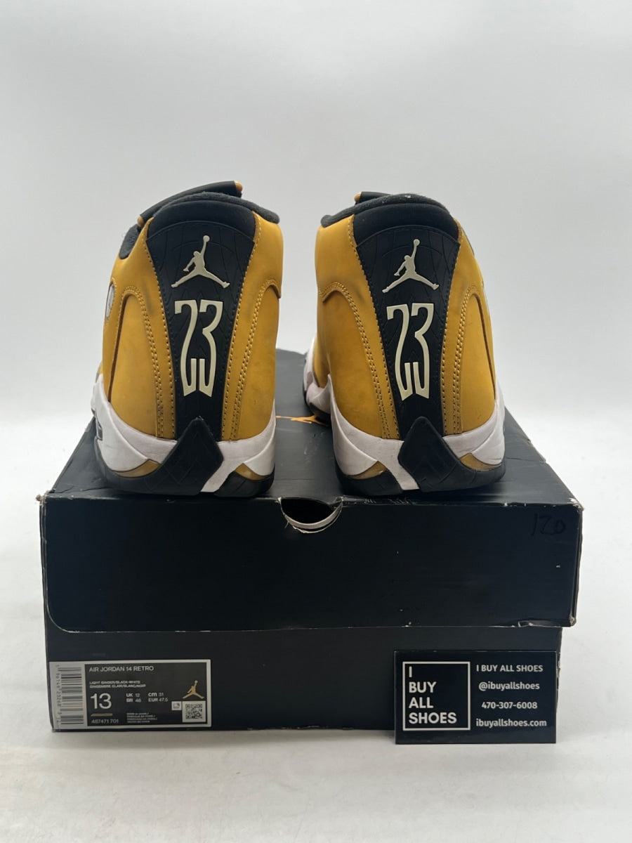 Jordan 14 Retro Light Ginger (2022) 13 (Lightly Worn Pre-Owned) - Image 3