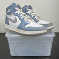 Jordan 1 Retro High Hyper Royal Smoke Grey (GS) 5Y (Moderately Worn Pre-Owned)JordanHyper Royal/Light Smoke Grey-White - Image 1