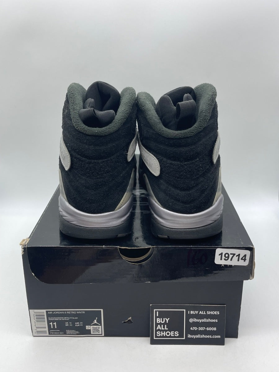 Jordan 8 Retro Winterized Gunsmoke 11 (Moderately Worn Pre-Owned) - Image 3