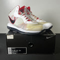 Nike LeBron 8 Black/White/Red 11.5 (Heavily Worn Pre-Owned)NikeBlack/White-Varsity Red - Image 1