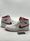 Jordan 1 Retro White Gym Red 13 (Moderately Worn Pre-Owned) - Image 1