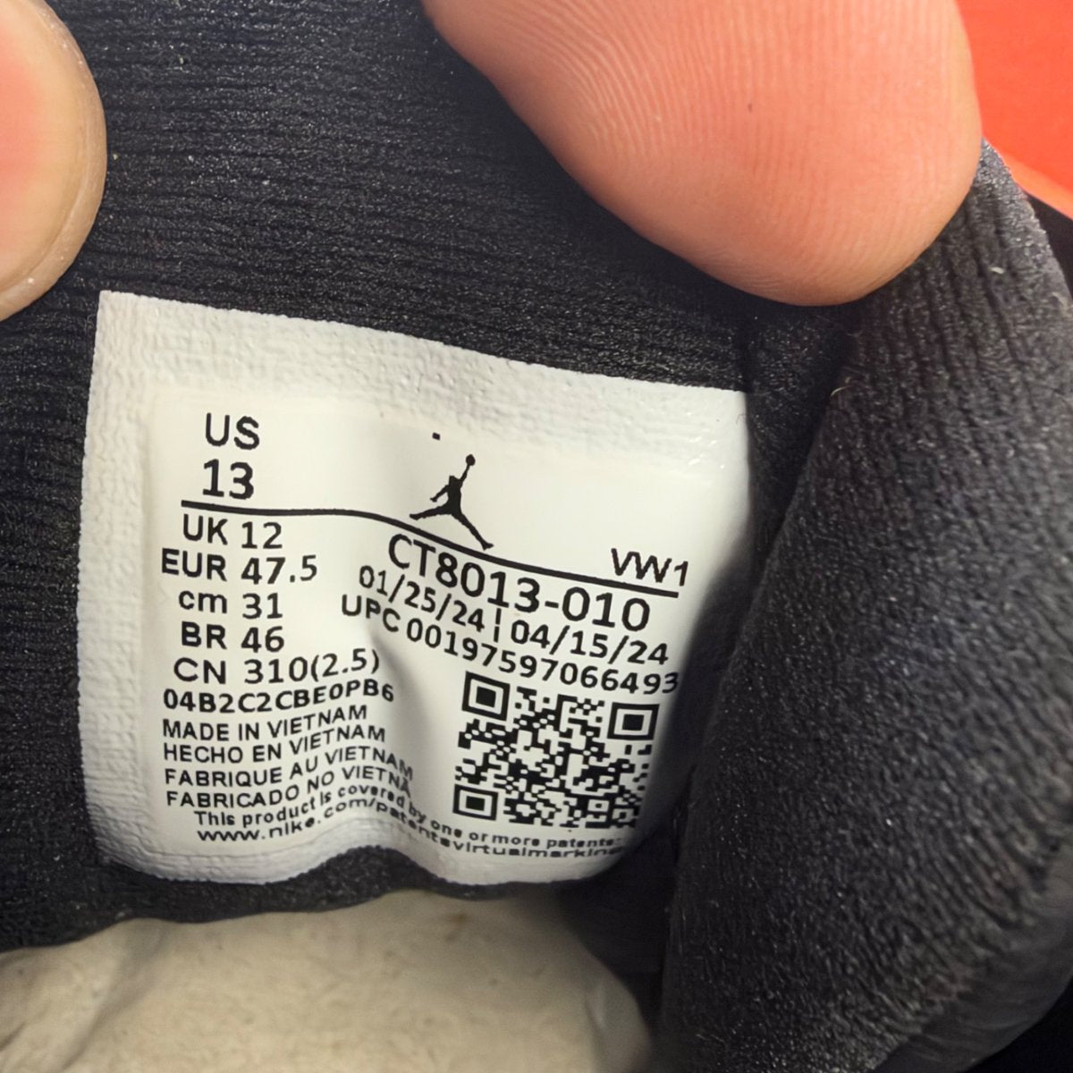 Jordan 12 Retro Barons (Size 13) - aux