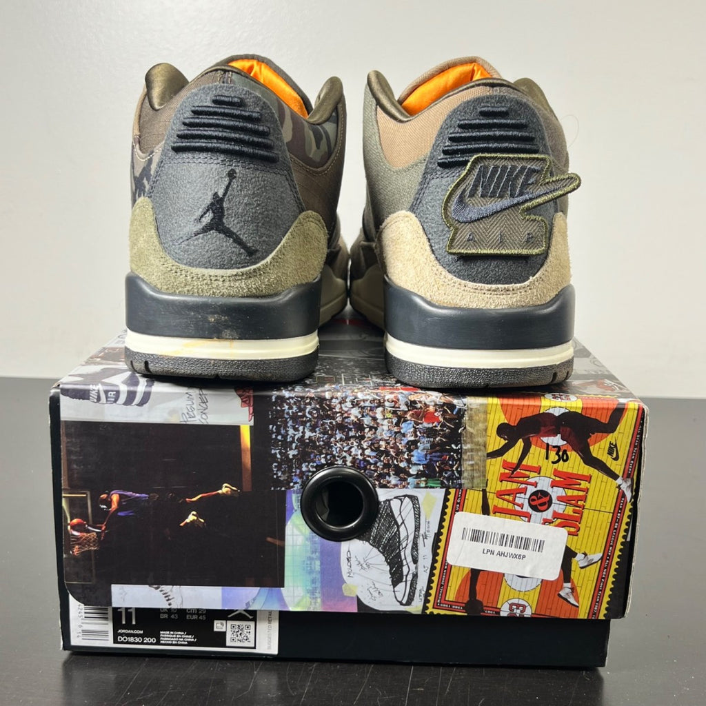 Jordan 3 Retro Patchwork Camo 11 (Lightly Worn Pre-Owned)JordanDark Hazel/Multi-Color - Image 5