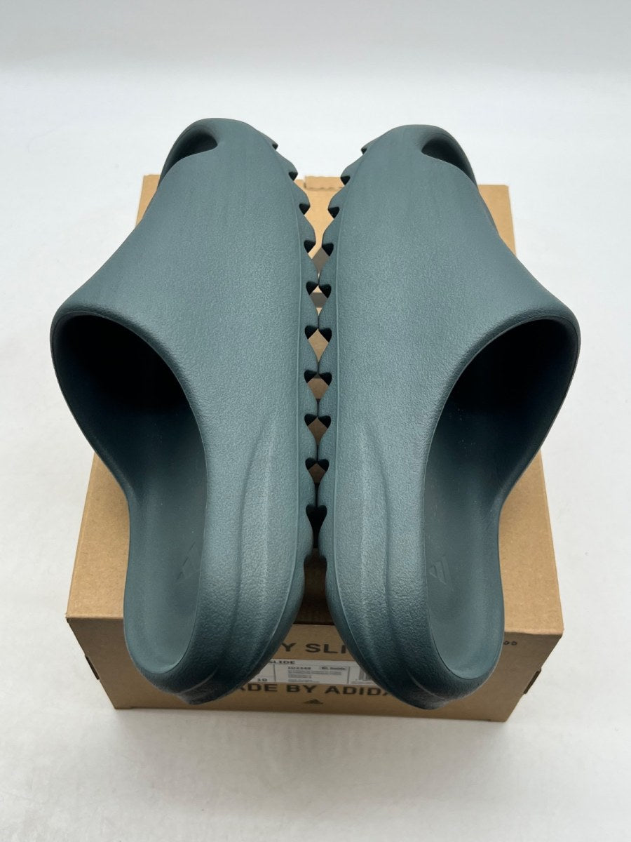 adidas Yeezy Slide Slate Marine 10 (Lightly Worn Pre-Owned)adidasSlate Marine/Slate Marine/Slate Marine - Image 4